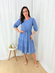 Vestido Viscolinho Poá