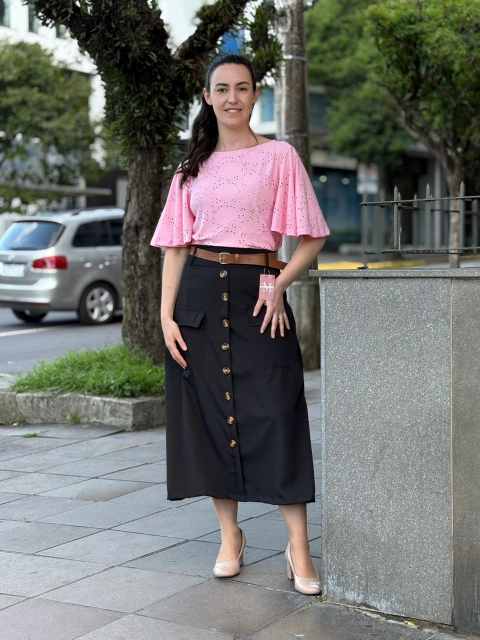 Saia Alfaiataria Botões