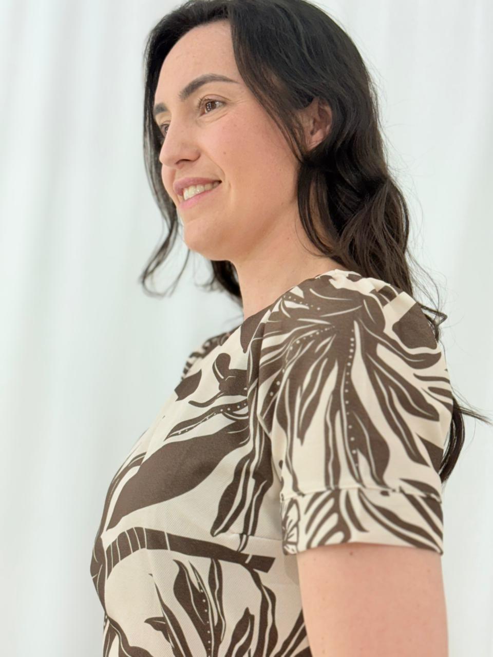 Camisa Crepinho Floral