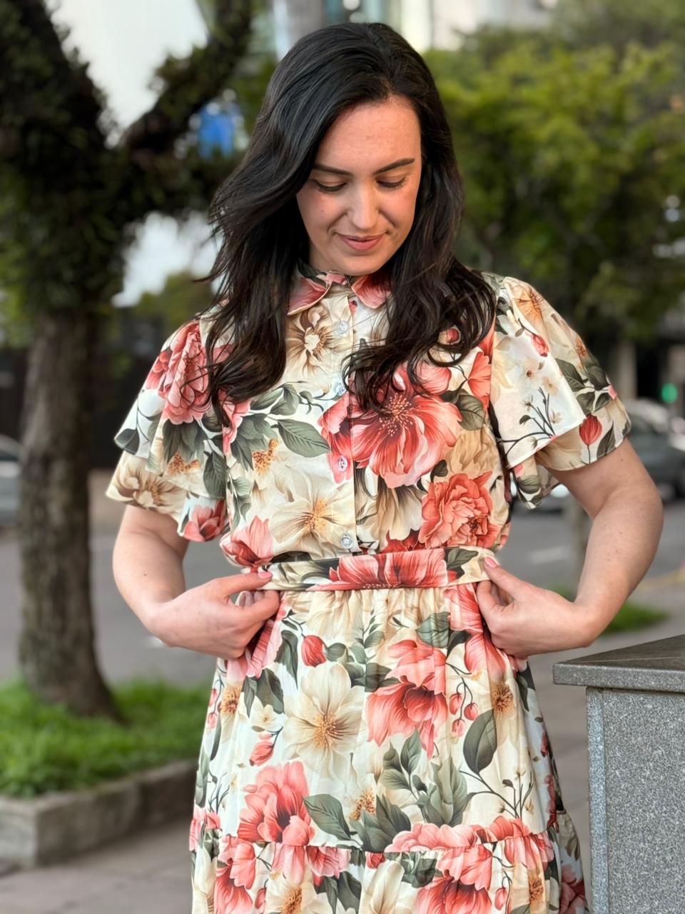 Vestido Floral Midi