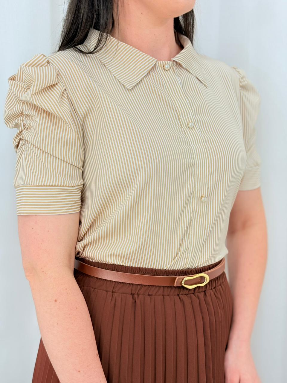 Blusa Social Listras