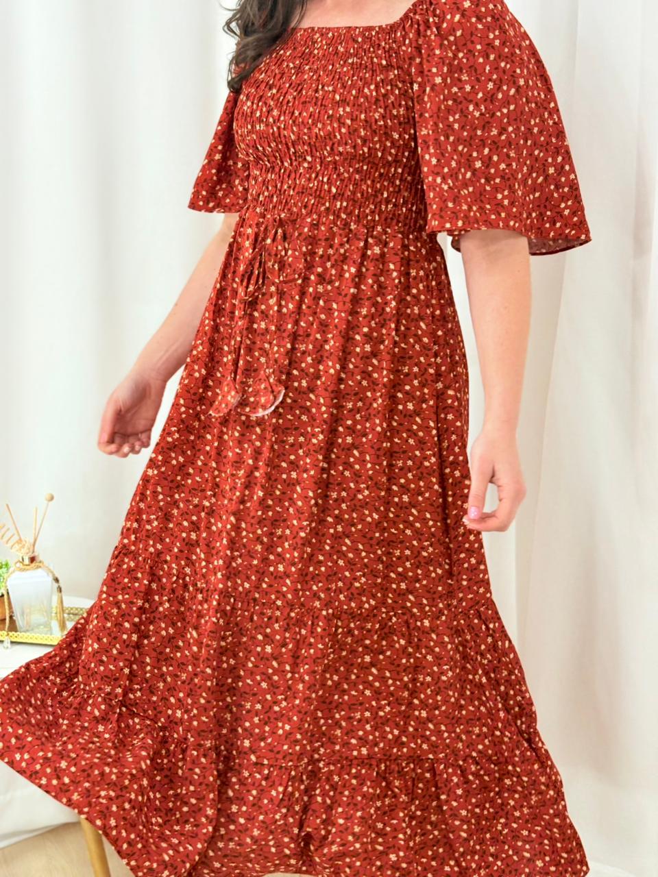 Vestido Lastec Manga Flair